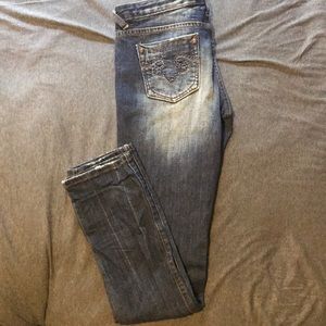 Rerock for Express Skinny Ripped Jeans Size 8